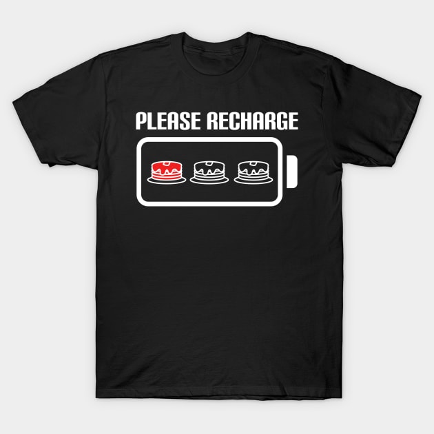 Pancakes Please Recharge T-Shirt by c1337s